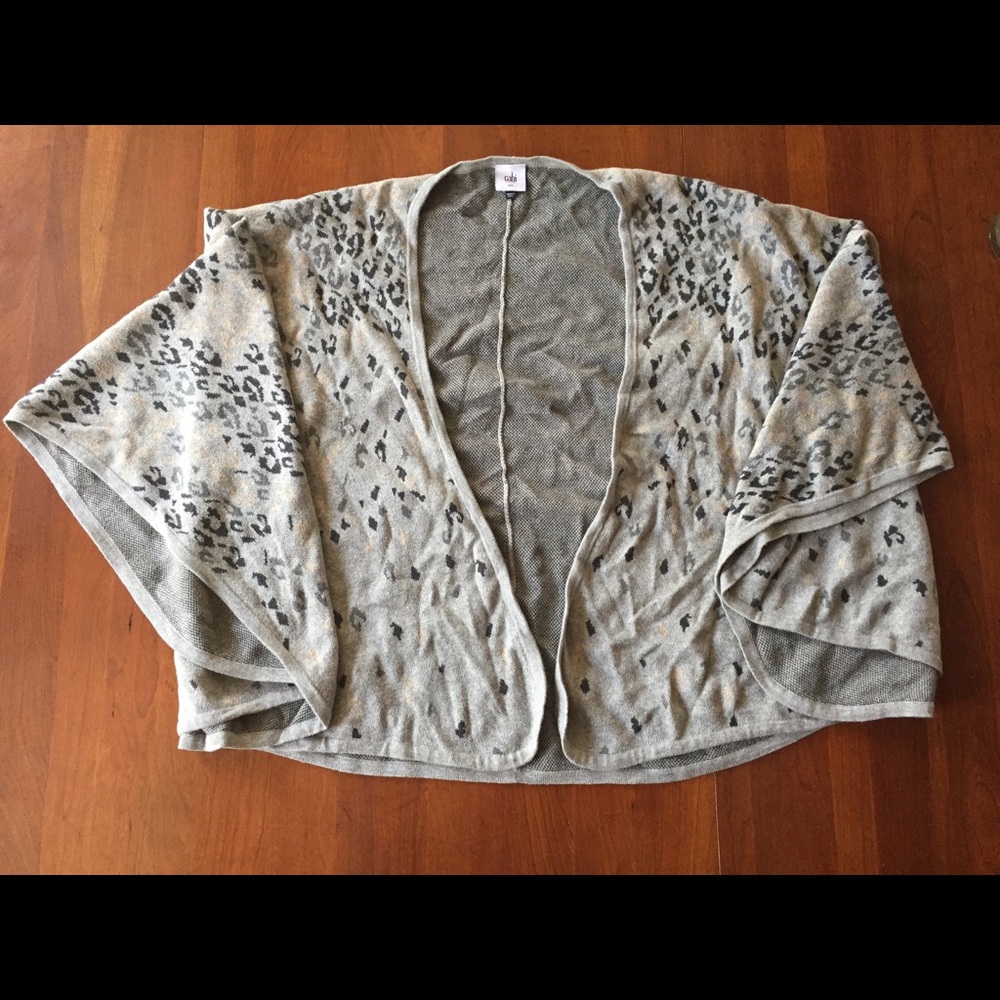 Cabi O/S Grey Wrap Shawl